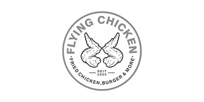 Flying Chicken Logo 400x200 Transparent